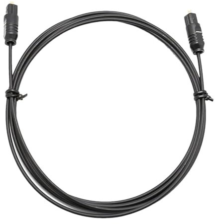 Câble audio optique numérique - Câble audio à fibre optique, câble audio optique barre de son | Cordon audio optique numérique, câble à fibre optique de 1,5 m avec boîtier métallique pour TV, cinéma m