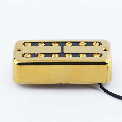 FLEOR Micro Alnico 2 Humbucker pour manche de guitare électrique 3-4K pour guitare de type FT, doré