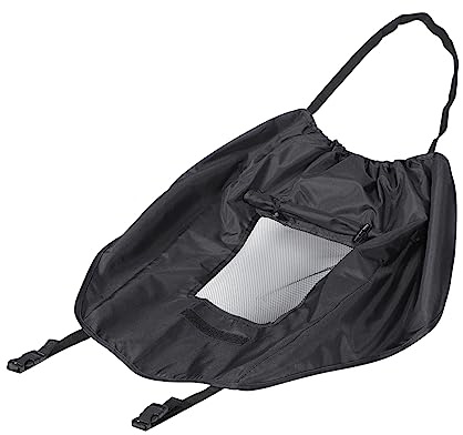 Sonnenschutz für Kinderwagen Schwarz, Atmungsaktiv, UV Schutz | Cationic Cloth, Leichtes Zubehör für Draußen, Mehrzweck mit Regenschutz