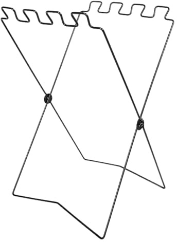 Générique Support Pour Sacs Poubelle - Support Pliable Extérieur pour Sacs à Ordures | Organisateur de Déchets Léger pour Jardin Cuisine Balcon Camping
