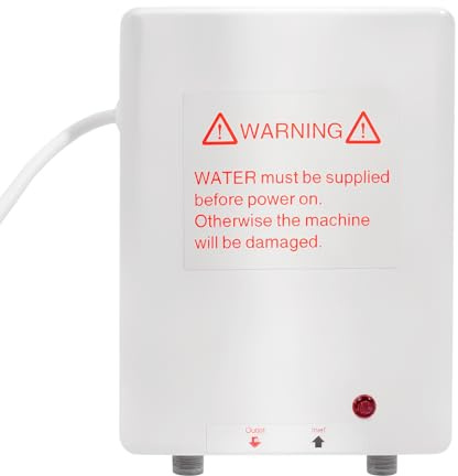 ROGONPDK Petit chauffe-eau électrique instantané - 6050 W - Mini cuisine salle de bain - Chauffage mural pour cuisine, salle de bain, douche - Température réglable - Plage de température de chauffage