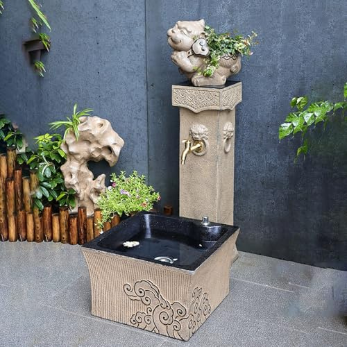 SFJATTA Extérieur Antigel Robinet Jardin, Colonne de Robinet de Jardin Verticale, pour Une Utilisation en extérieur Design Antigel
