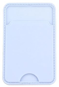 MZYFDC Silikon Business Kredit Tasche Klebstoff Handy Zurück Slot ID Bank Karte Beutel Paste Aufkleber Halter(Light Blue)