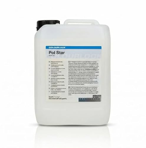 KOCHCHEMIE Pol Star 5L Innenreiniger – Leder, Alcantara & Textil Reiniger, pH-neutral, Polster- & Teppichreiniger Auto Made by Koch Chemie