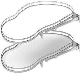 REJS ERGO Soft close Corner Optima pull-out shelving unit for cabinet width 900mm and 1000mm (1000 Right)