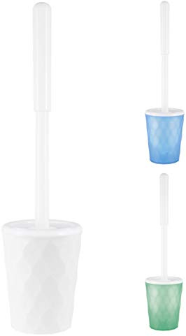 Spirella WC Bürste Klobürste Toilettenbürste hochwertig „Pool“ ØxH: 11 x 44cm - Weiß