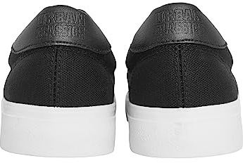 Urban Classics Herren Low With Laces Sneaker, Mehrfarbig Blk Wht, 44 EU