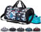 Sports Gym Bag with Shoes Compartment and Wet Pocket, Travel Duffle Bag for Men and Women (Galaxy)