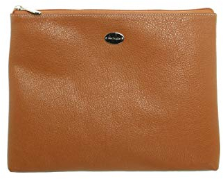 Mac Douglas Pochette Limace cuir ref_23063 91 Chatain - L