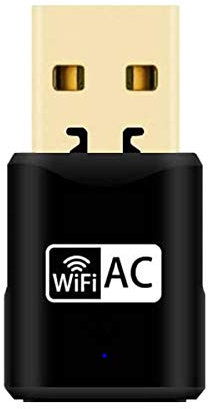 Dual Band USB 2.0 WiFi Adapter 650Mbps with Internal Antenna for Raspberry Pi, Supports Windows, Linux, macOS, Raspbain