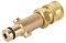 Adaptateur et Nettoyeur Haute Pression Connecteur de Bouteille de Canon en Mousse de cuivre Adaptateur Femelle en Laiton de Pot de Pistolet à Lance en Mousse de Neige pour la série Nilfisk Gerni