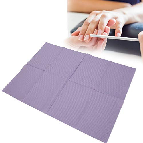 125pcs Disposable Nail Art Table Mats, Waterproof Manicure Practice Anti-Dirty Table Pad, Nail Art Paper Desk Pad Protector, Manicure Tool