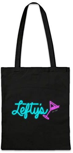 Urban Backwoods Lefty's Bar Hipster Bag Beutel Stofftasche Einkaufstasche