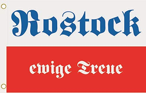 U24 Flagge Fahne Rostock ewige Treue 90 x 150 cm
