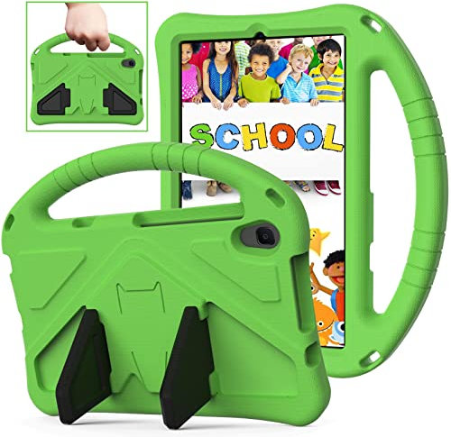 YRH for Lenovo Smart Tab M8 Case (4th Gen / 3rd Gen / 2nd Gen), Kids EVA Shockproof Handle Stand Protective Cover for Lenovo M8 Tablet Case 8 inch TB300FU/TB8506F /TB8505F - Green