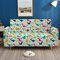 ZAHHYG Sofaüberwurf Bunte Dinosaurier Sofabezug Sofa Überzug Stretchy Couchbezug Sofa Bezug Ecksofa Überwurf Sofabezüge Antirutsch Sofahusse Jacquard Sofaüberzug 2 Places (145cm-185cm)