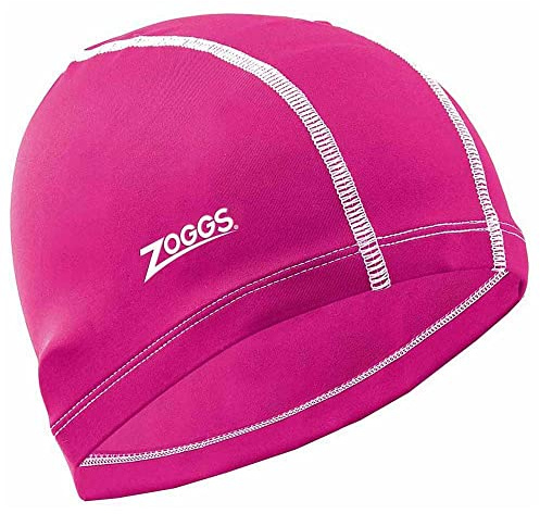 Zoggs Nylon-Spandex-Badekappe für Erwachsene, Unisex, Magenta (violett), Einheitsgröße