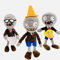 Dyharnsty 3Pcs Plants vs Zombies Plush Toys: Ducky Zombie, Newspaper Conehead Zombie, Soft Figure Doll PVZ Plush 11 & 13