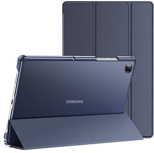 JETech Hülle für Samsung Galaxy Tab A7 10,4 Zoll 2020 (SM-T500/T505/T507), Nicht FÜR Tab A7 Lite, Schlank Transluzent Rückseite Trifold Folio Ständer Dünn Tablet Schutzhülle (Navy)