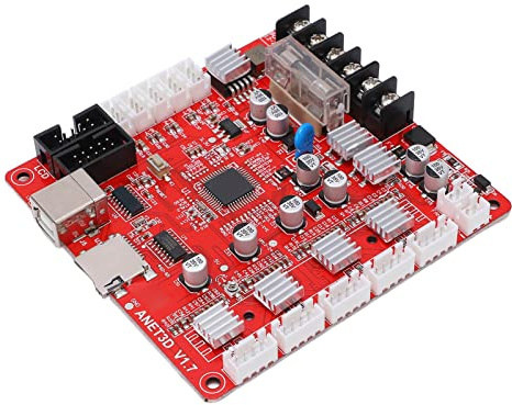 Garosa 3D-Drucker-Motherboard für Anet A8 Kompatibel mit Ramps1.4 12V-24V PWM-DC-3-Wege-Ausgang USB-Schnittstelle Unterstützt 2004 LCD und 12864 LCD Steuerplatine mATX ITX Installieren