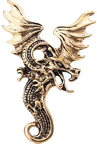 Stakee Broch Broch Dragon Vintage Broch Dragon Broch Dragon en Forme D'émail Épingles Broche Esthétique pour Vêtements Manteau