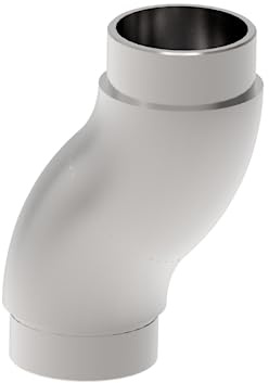 Sellon24® Edelstahl Handlauf Konfigurator 42,4 Treppe Zubehör Wandhandlauf Handlaufhalter Halterung Verbinder Eckbogen Rohr Edelstahlrohr Steckfitting V2A Geländer geschliffen Wand Set