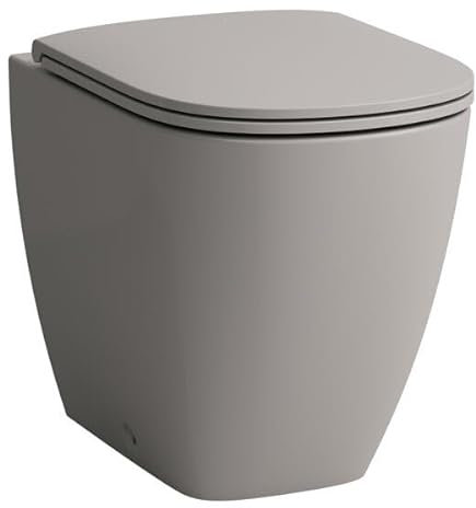 LAUFEN Lua Stand-Tiefspül-WC, Abgang waagerecht oder senkrecht, 360x520mm, H8230810370001, Farbe: manhattan