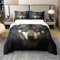 Reine Baumwolle 3D Wolf Tröster Abdeckung 155x220 Safari Tiere Bettwäsche Sets Hochschule Dorm Raum Dekor Exotic Wildlife Aquarell 100% Baumwolle Bettbezug Glitch Effekt Krawatte Dye Quilt Cover