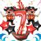 Piratenschiff Luftballons Set, 9 Stücke Piraten Folienballon Kinder, Piratenschif Geburtstagsdeko 7 Jahre, Piraten Geburtstag Deko Set, Piraten Helium Luftballons, Piraten Deko Kindergeburtstag
