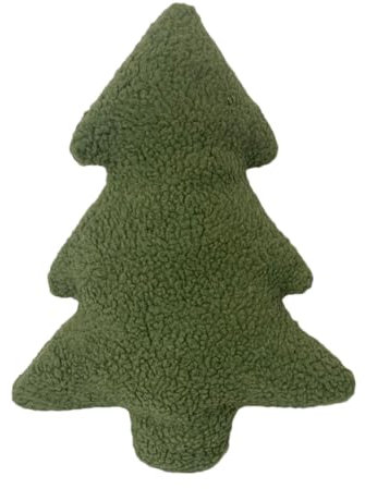 Bitong Plüsch Tannenbaum Kissen, Festliches Dekokissen, Weihnachtsbaum Wurfskissen, Realistisches Kissen In Weihnachtsbaumform, Winterliches Weihnachts-Dekokissen, Dekokissen Weihnachten