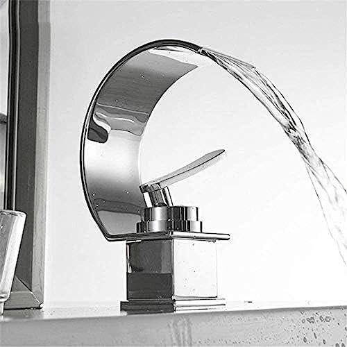 Küchenarmaturen, Küchenarmatur, Wasserhahn, Waschbecken-Wasserhahn, Kalt- und Warmwasser, Wasserfall, Badezimmer-Wasserhahn, Einhebel-Waschtischmischer, Deckmontage, Torneira,schnelle Befestigung