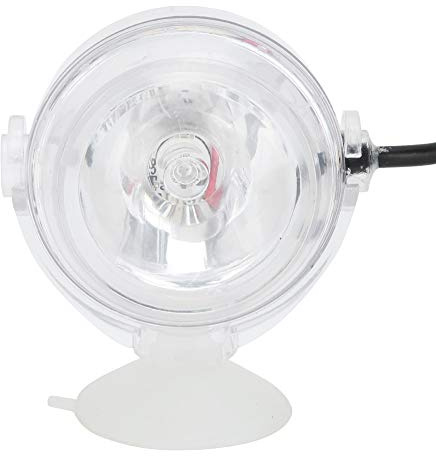 Qcwwy LED-Aquarium-Tauchscheinwerfer, Wasserdichter Aquarium-Mini-LED-Tauchscheinwerfer, Bunter Langsamer Blitz für Unterwasserbeleuchtung (Spotlight-Blau)