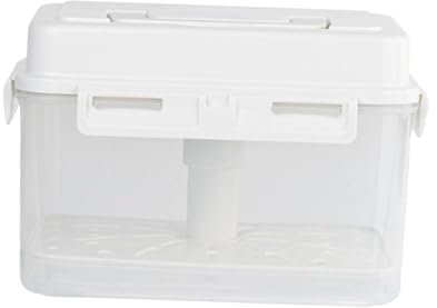 Kimchi Sauerkraut Container Food Storage Box with Press Plate Multifunctional Pickle Jar Sauerkraut Fermentation for Camping, 5L 23.5x16.5x19.5cm