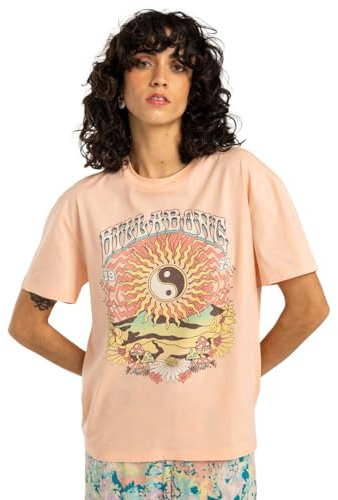 Billabong Damen In The Balance T-Shirt, Soft Peach, M