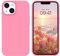 YINLAI für iPhone 14 Hülle Silikon,Handyhülle iPhone 14 6.1'' Pink Slim Case Cover Gel Matte 3-Schicht Struktur Fallschutz rutschfeste Schutzhülle für iPhone 14 6,1 Zoll,Leuchtend Rosa