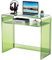 solaround Bureau en Acrylique, Table Console Table d’Entrée, Poste de Travail, pour Bureau, Chambre, Salon, 85 x 40 x 75 cm (Vert)