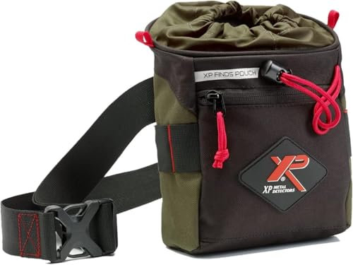 XP Metal Detectors Fundtasche – mit einer großen zugänglichen Tasche und einer kleinen Reißverschlusstasche – mehrere integrierte Molle-Befestigungssysteme (XPPOUCH)