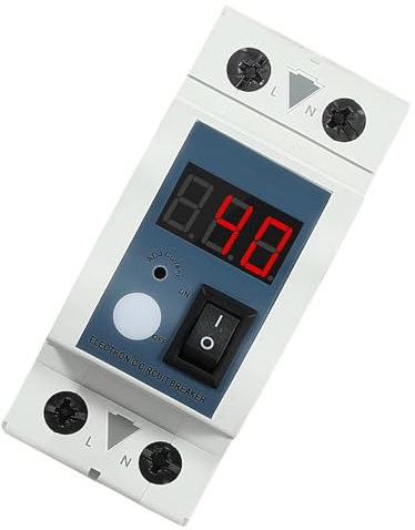 Strombegrenzer Einstellbar 40A Strombegrenzer Stromregelgerät Elektrische Ausrüstung für Strom