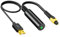 Cable óptico USB convertidor de sonido SPDIF digital a analógico de 3,5 mm, adaptador de sonido estéreo coaxial, amplificadores de sonido