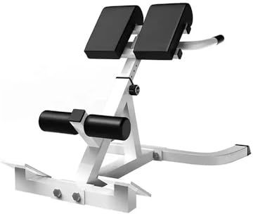 Roman Chair Rückenstrecker Hyperextension Bank für Zuhause, Bauch- und Rückentrainer, verstellbare Fußstütze, bis 136 kg belastbar, geeignet für Körpergröße bis ca. 1,85 m
