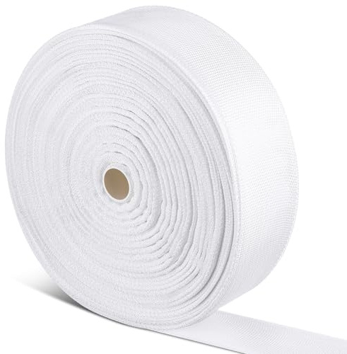 AmazingSpark 2 x 150yd / 450 Ft Fiberglass Cloth Tape, Non Adhesive Woven Fiberglass Cloth Tape for Reinforced Repair Winding, Seams, Boat, Molding