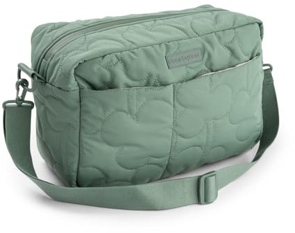 Done by Deer Changing Bag Pram - Nappy Bag - Water-Repellent Pram Bag with Changing Mat Shoulder Straps & Pram Hook - Made of Recycled Polyester - 35 x 15 x 23 cm - 12 L