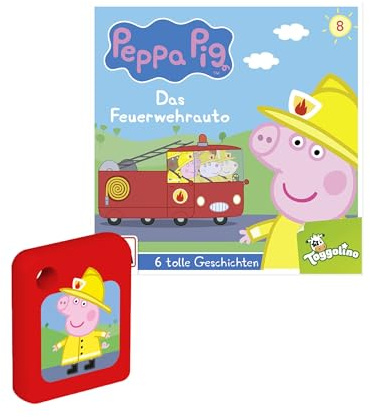 Galakto Audio-Token: Peppa Pig - Folge 8: Das Feuerwehrauto | Hörspiel für Kinder ab 3 Jahre, Spielzeit ca. 36 Minuten