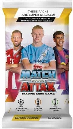 Match Cards Envelope Attax Ucl 25-26 X32