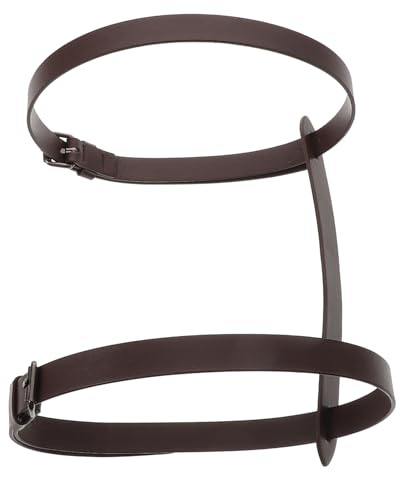 TOYANDONA Pu Leder Yogamatten Tragegurt Verstellbar H förmiger Gurt für Picknickdecken Camping Outdoor Fitness