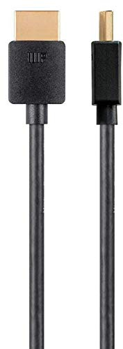 Monoprice Certified Premium HDMI Cable - 4K@60Hz, HDR, 18Gbps, 36AWG, YUV 4:4:4, 5-Pack, 3 Feet, Black - Ultra Slim Series