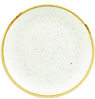 Churchill Stonecast -Coupe Plate Teller- Durchmesser: Ø21,7cm, Farbe wählbar (Barley White)