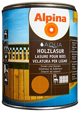 Alpina Aqua Holzlasur 2,5l Kiefer