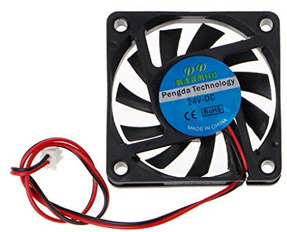 Yintiod Ventilateur PC 6010 - DC 24 V - 2 broches - 60 x 60 x 10 mm