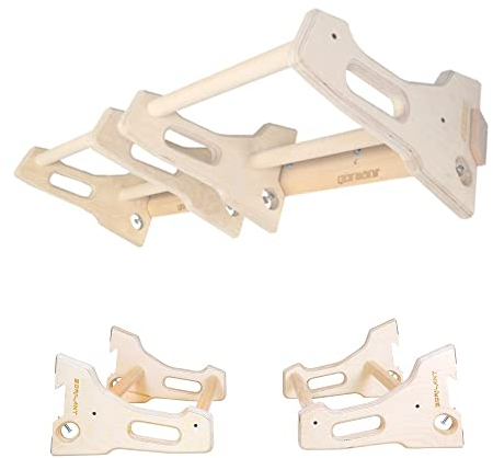 Gorletic Klimmzugstange - Multifunktional Verstellbare Klimzugstange Für Calisthenics, Fitness Training Zu Hause, Wandhalterung, Ideal Für Klimmzugstange Decke Und Wandmontage, 40 Cm Leiste